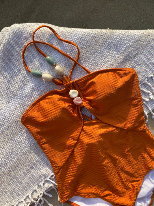 The Charlotte Swimsuit & Sunset Sarong